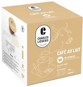 Kavos kapsulės, suderinamos su NESCAFÉ® Dolce Gusto® Charles Liégeois Café au lait, 16 vnt.