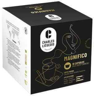 Kavos kapsulės, suderinamos su NESCAFÉ® Dolce Gusto® Charles Liégeois Magnifico, 16 vnt.