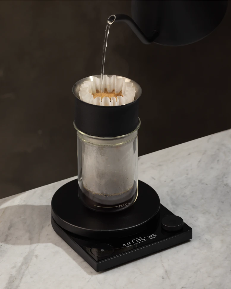 Kavos svarstyklės Fellow Tally™ Pro Precision Scale | Studio Edition, juodos spalvos