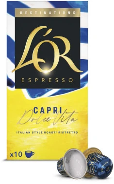 Kavos kapsulės L'OR CAPRI, 10 vnt