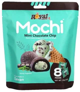 Močiai ROYAL FAMILY, mėtų ir šokolado skonio, 120 g