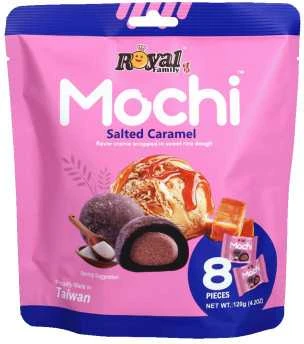 Močiai ROYAL FAMILY, sūrios karamelės skonio, 120 g