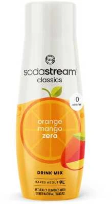 Apelsinų ir mangų skonio SodaStream Zero Orange Mango sirupas, 440ml