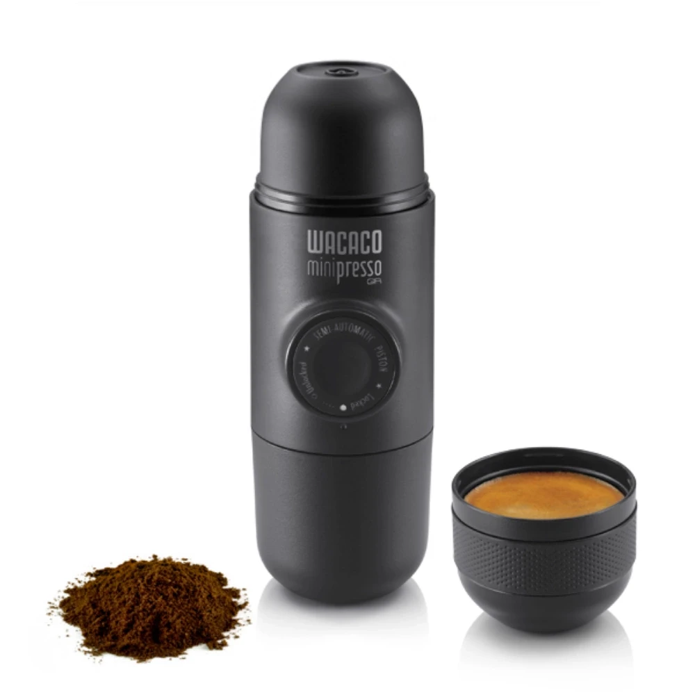 Wacaco Minipresso GR nešiojamas espresso aparatas, juodos spalvos