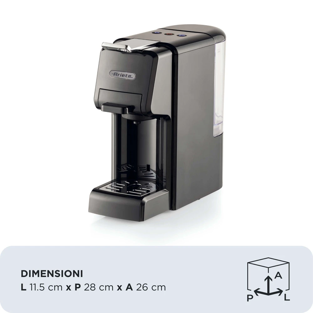 1304 Ariete 5-in-1 espresso kavos aparatas su keičiamais moduliais