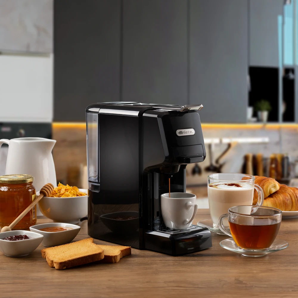 1304 Ariete 5-in-1 espresso kavos aparatas su keičiamais moduliais