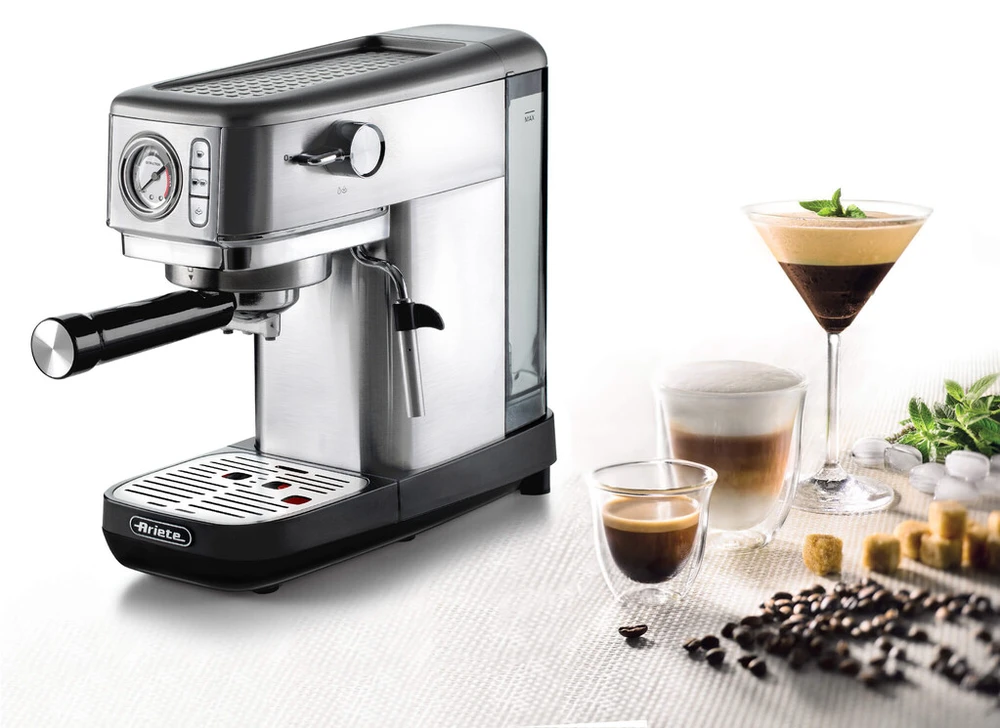 1381 Ariete Espresso kavos aparatas Slim Metal
