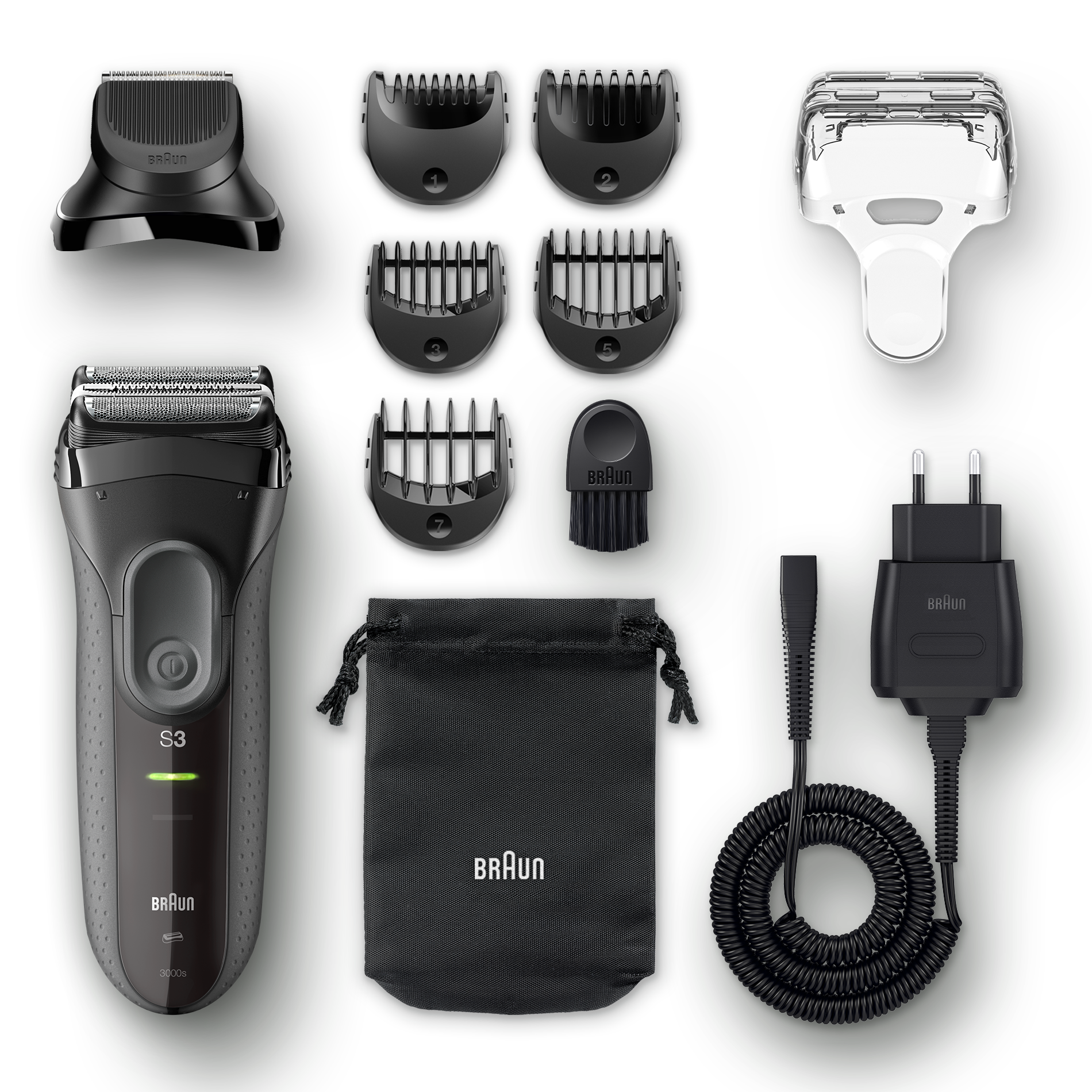 Barzdaskutė BRAUN 3000BT 3in1