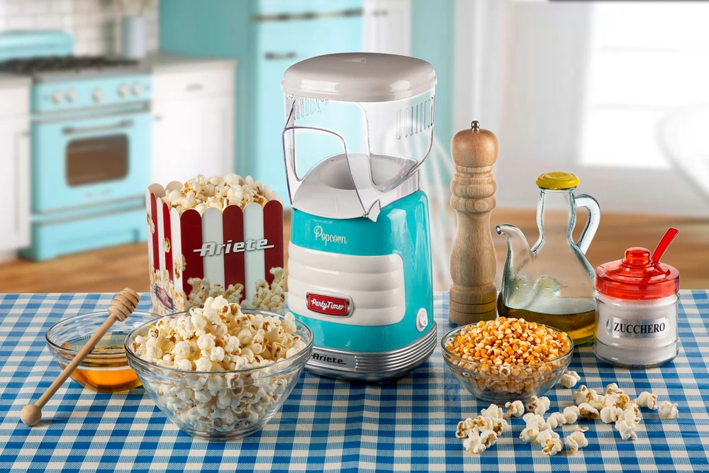 ARIETE PopCorn Party Time 2956 Spragėsių aparatas, Mėlynas