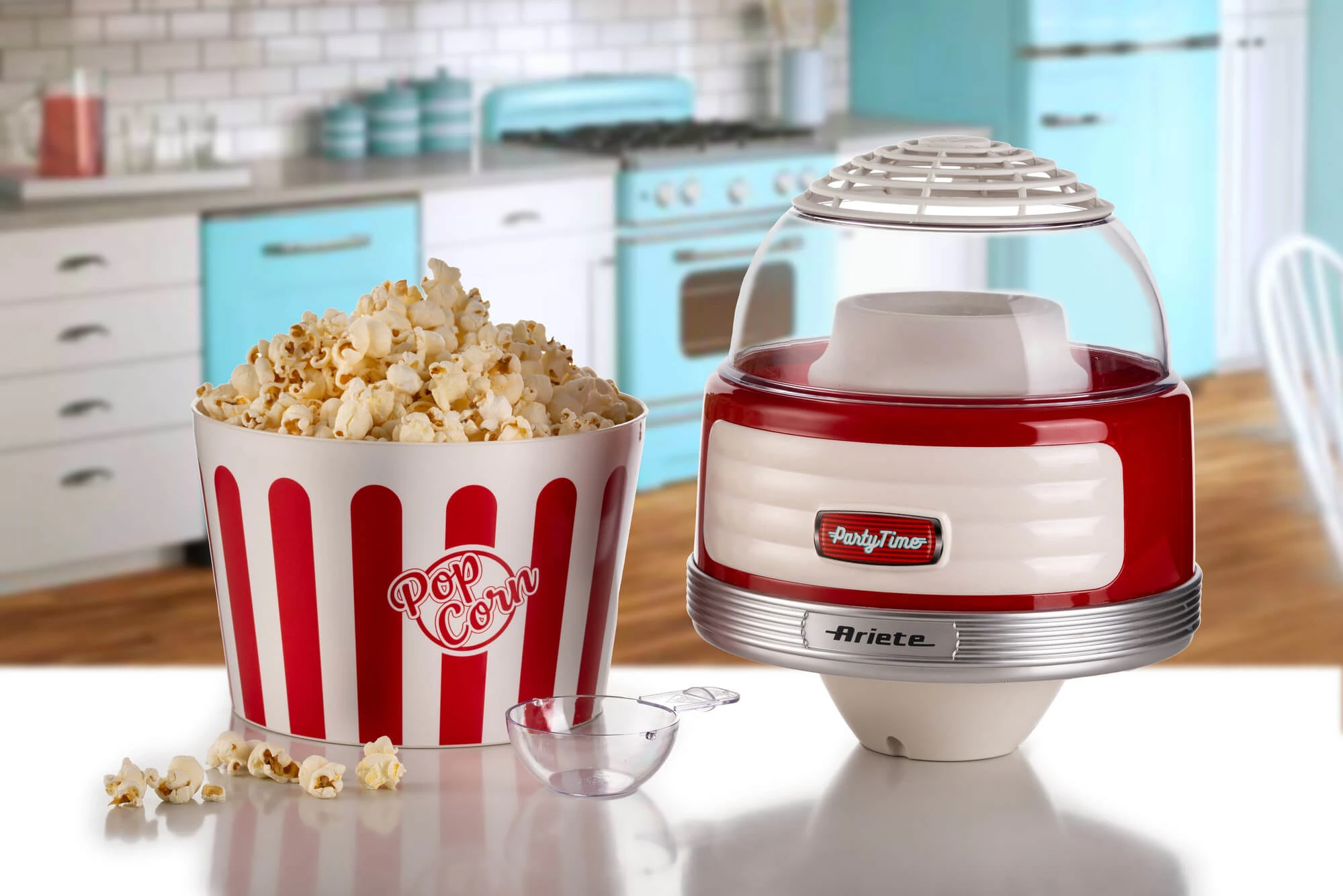 Ariete 2957 Spragėsių (popkorno) gaminimo aparatas Pop Corn Popper Party Time