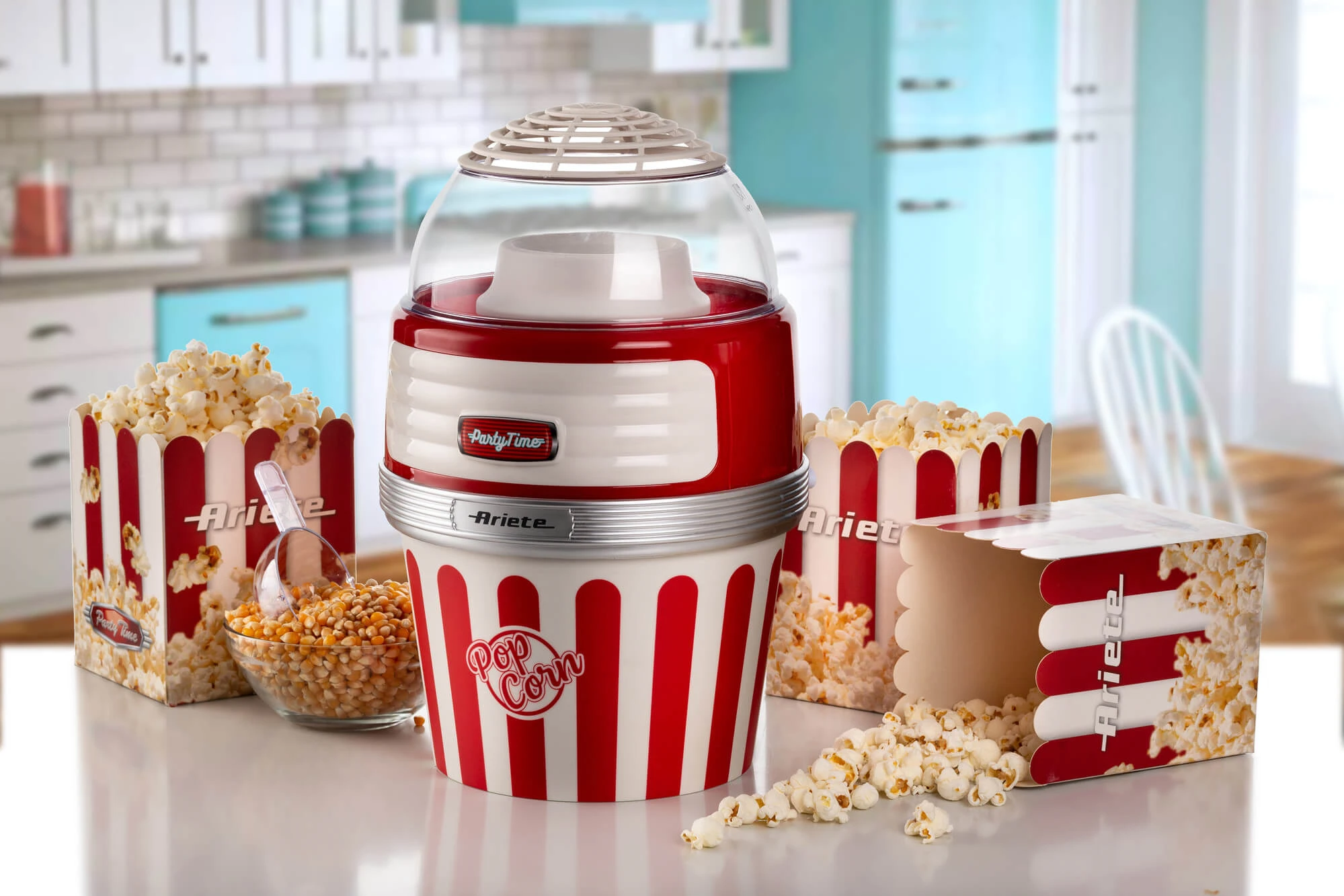 Ariete 2957 Spragėsių (popkorno) gaminimo aparatas Pop Corn Popper Party Time