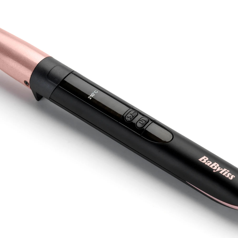 BaByliss C454E plaukų formavimo šukos Garbanojimo lazdelė Šiltas Juoda, Rožinė 2,5 m