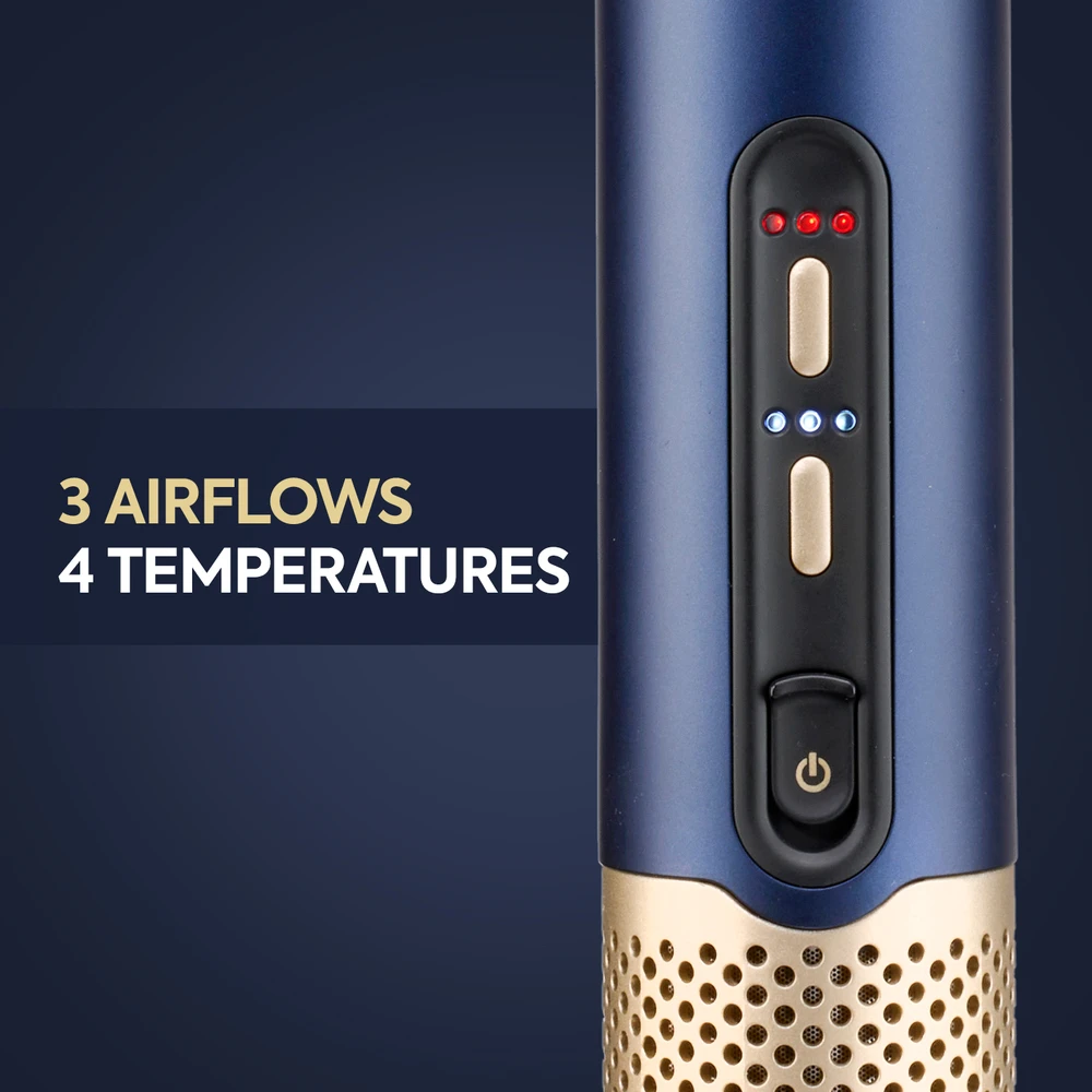 Plaukų formavimo šukos Babyliss Air Wand AS6550E, tamsiai mėlynos spalvos