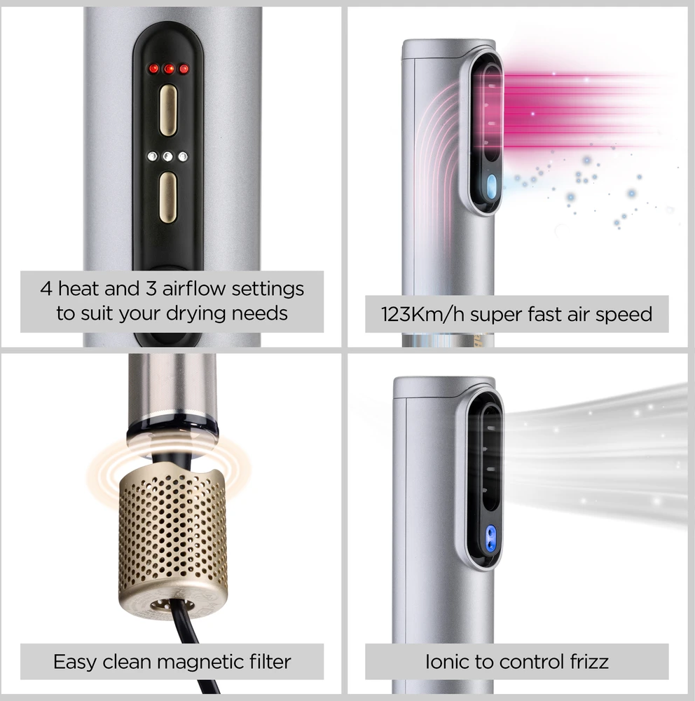 BaByliss Plaukų Formavimo Šukos Air Wand AS6555E