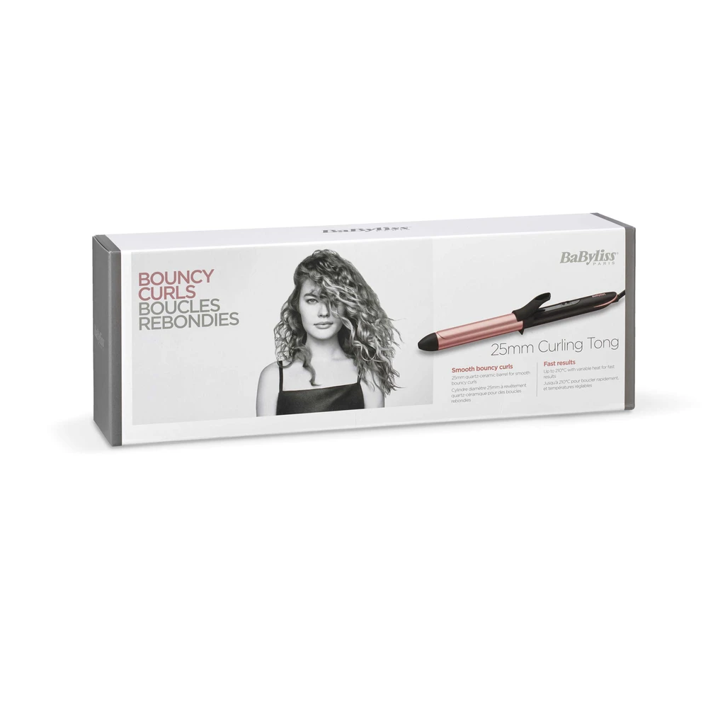 BaByliss C451E plaukų formavimo šukos Garbanojimo žnyplės Šiltas Juoda, Rausvai auksinė 2,5 m