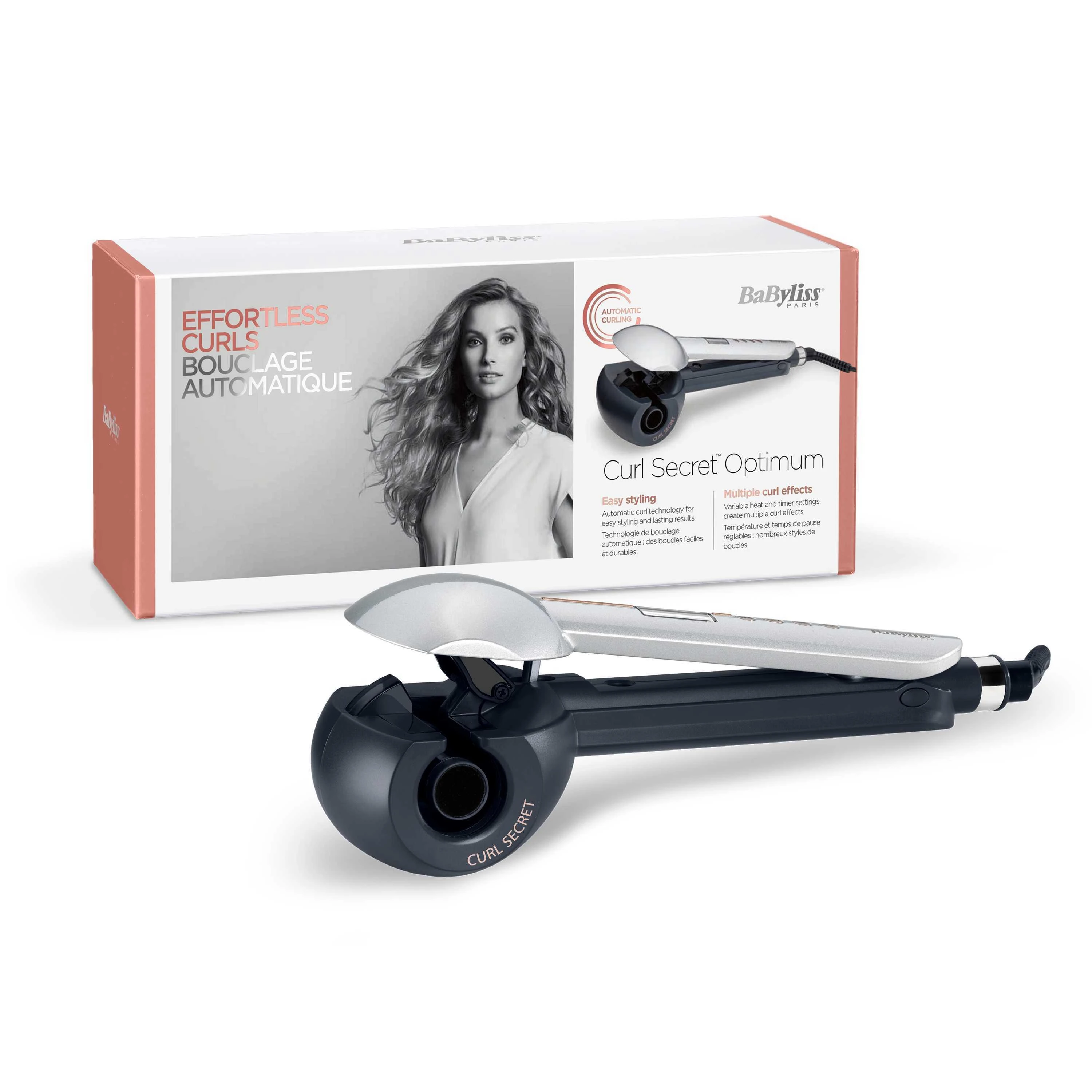 Automatinis garbanojimo lygintuvas Babyliss C1600E (sidabrinio spalva)