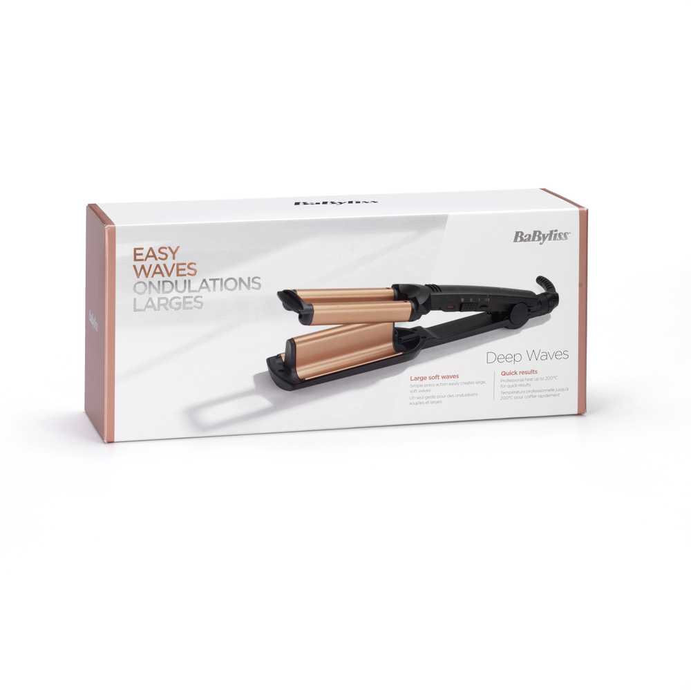 BaByliss Plaukų Formavimo Žnyplės Deep Waves W2447E