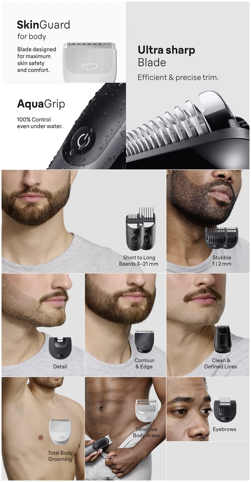 Barzdaskutė AIO5560 Braun Kirpimo Rinkinys Viskas Viename 11in1