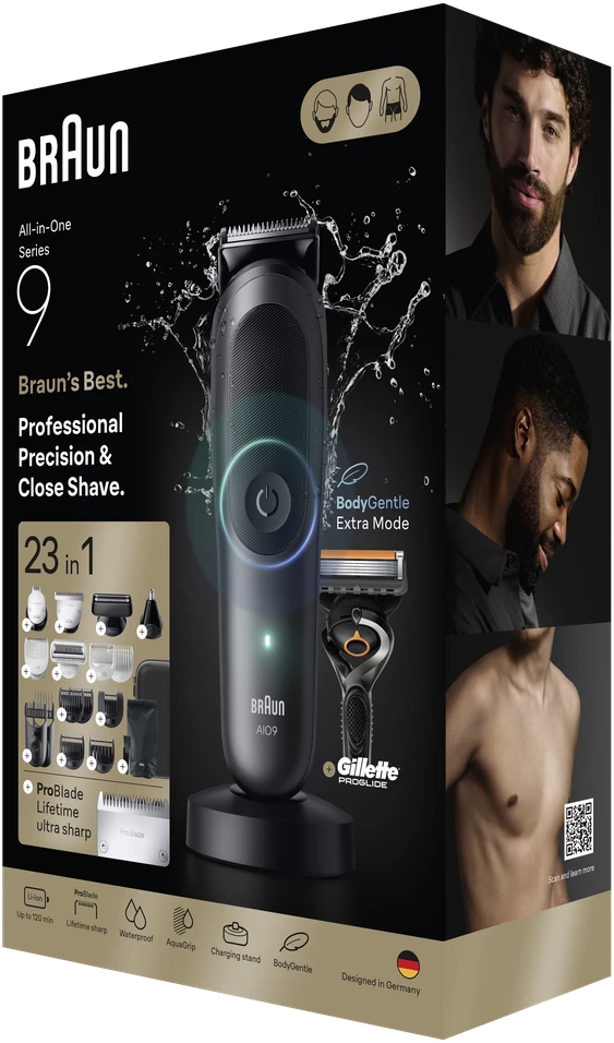 Barzdaskutė AIO9520 Braun Kirpimo Rinkinys Viskas Viename 23in1