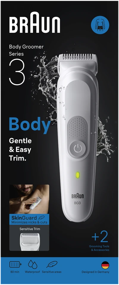 BG3500 Braun kūno plaukų kirpimo mašinėlė