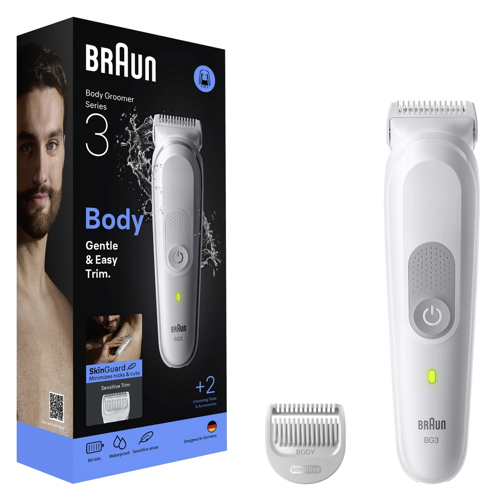 BG3500 Braun kūno plaukų kirpimo mašinėlė