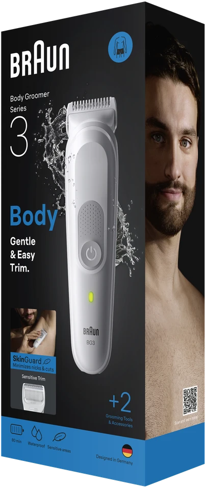BG3500 Braun kūno plaukų kirpimo mašinėlė