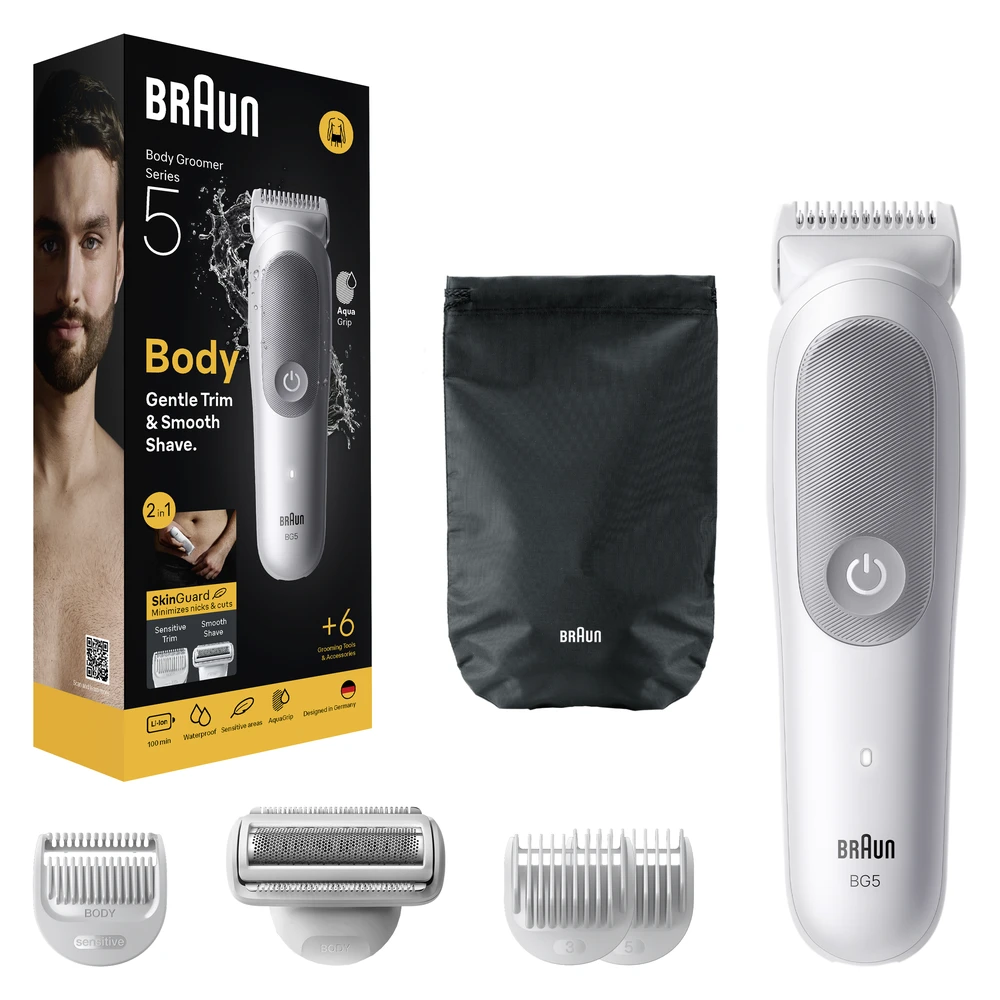 BG5550 Braun kūno plaukų kirpimo mašinėlė