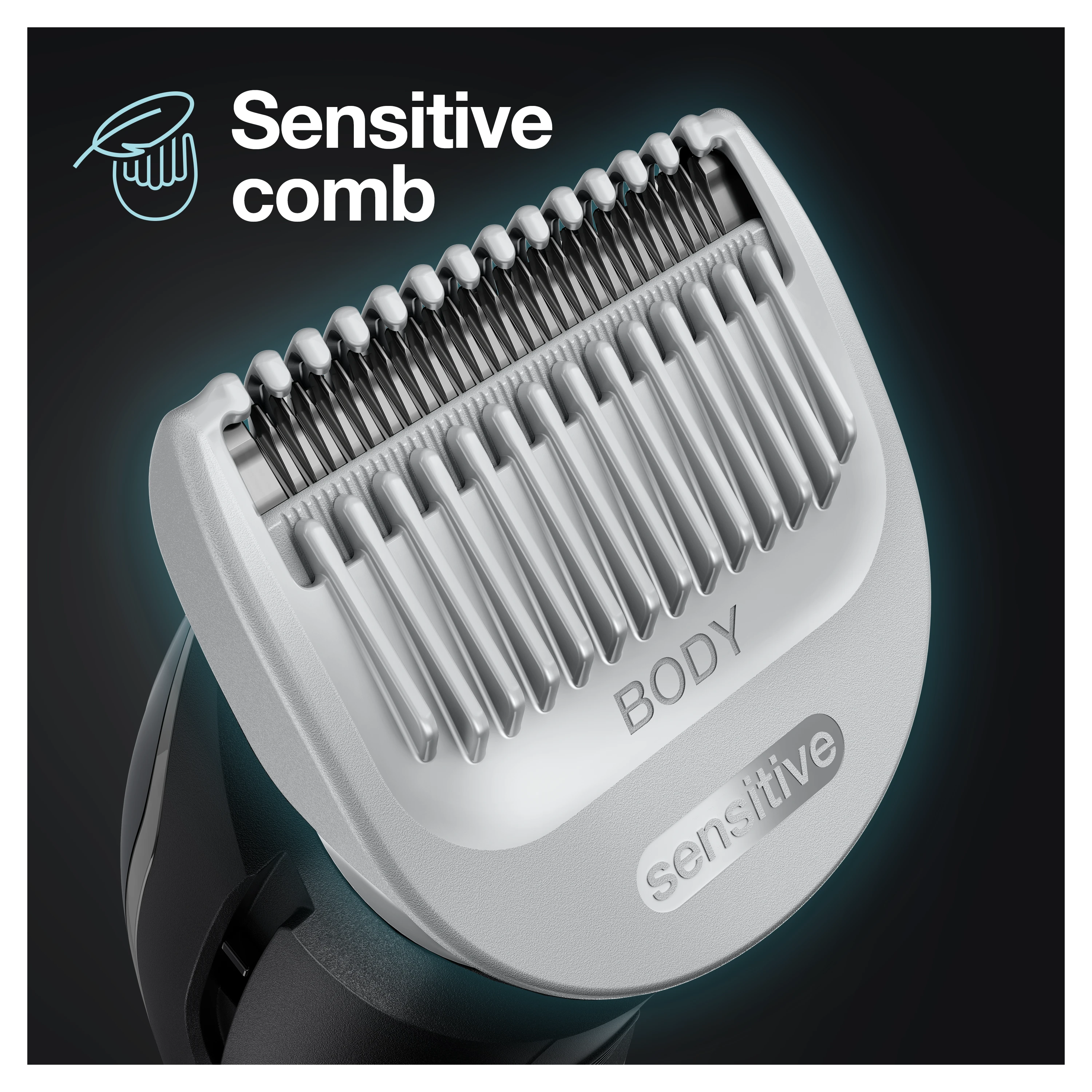 Braun | Body Groomer | BG3340 | Cordless and corded | Juodas/Pilkas