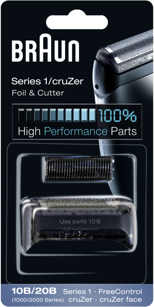 Braun 10B (2000 / 1000 Series) tinklelis + peiliukas