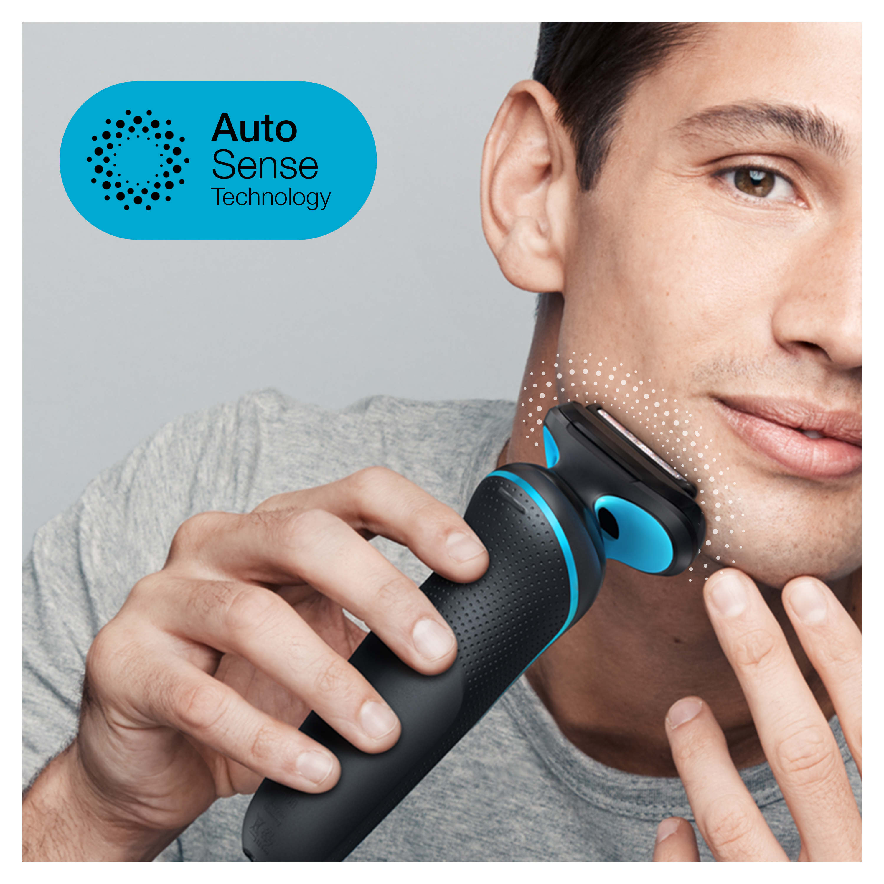 Braun | Shaver | 51-M1200s | Operating time (max) 50 min | Wet & Dry | Juodas/Mint