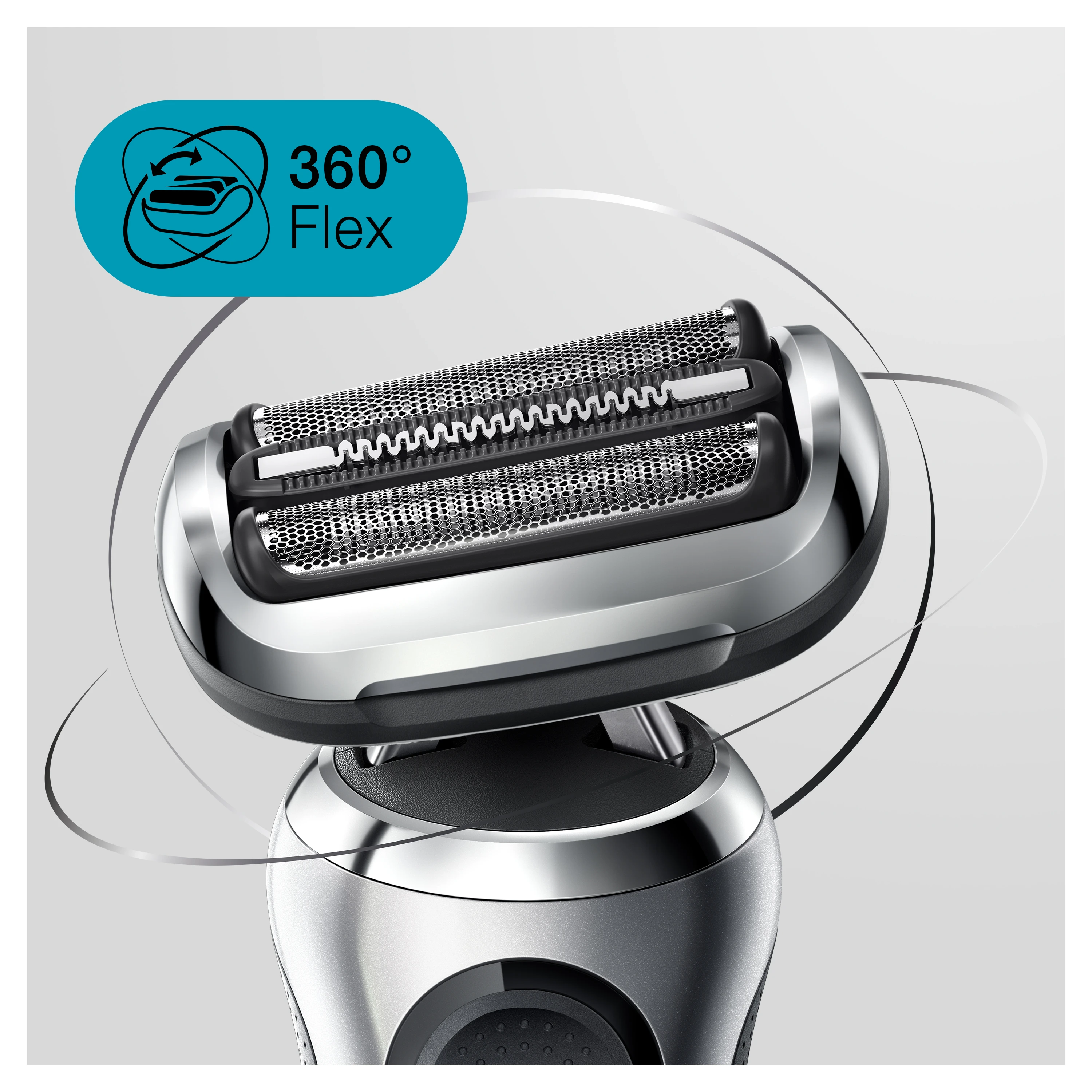 Barzdaskutė Braun | Shaver | 71-S4200cs | Operating time (max) 50 min | Wet & Dry | Sidabrinis/Juodas