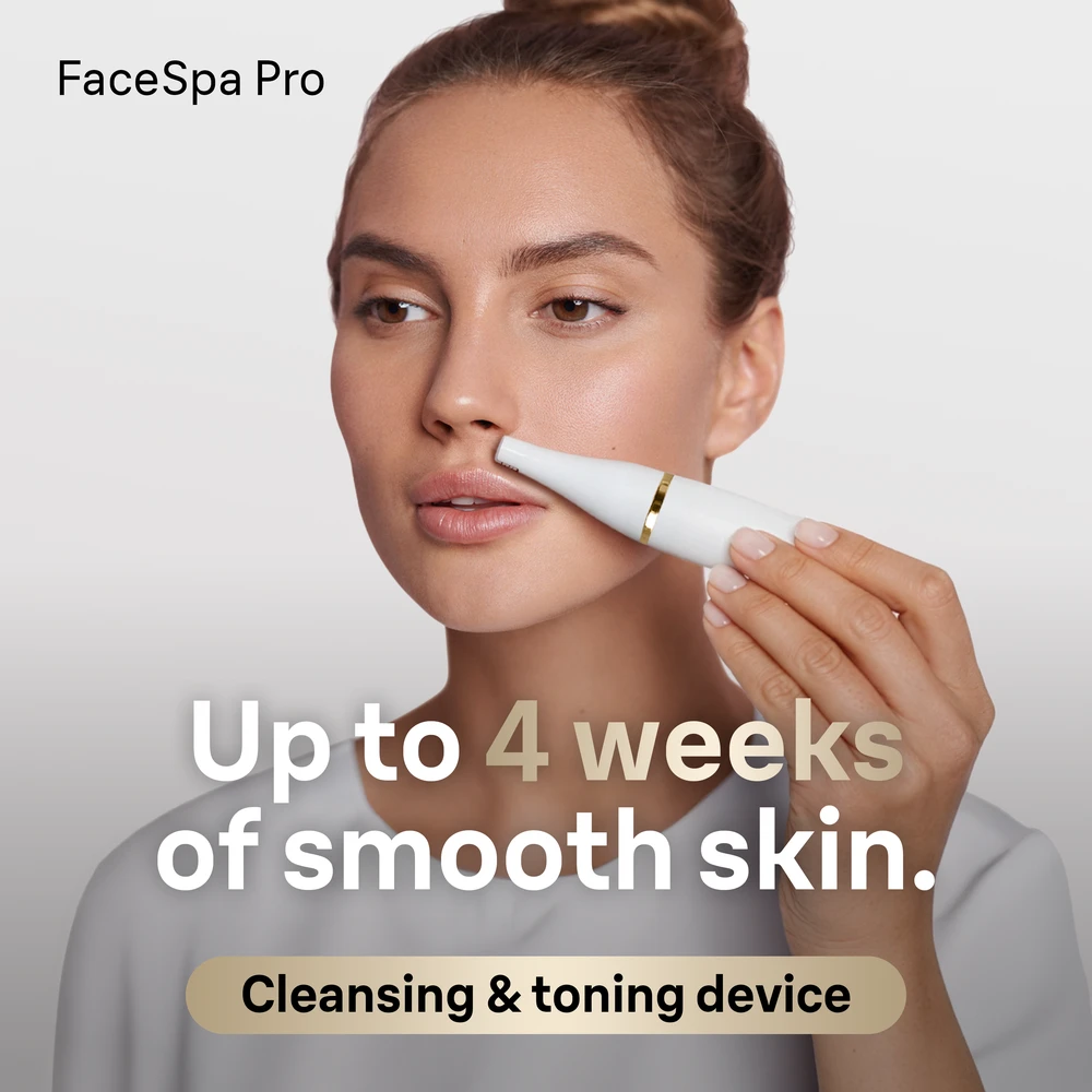 Braun 911 FaceSpa Pro epiliuoja, valo ir pagerina odos išvaizdą