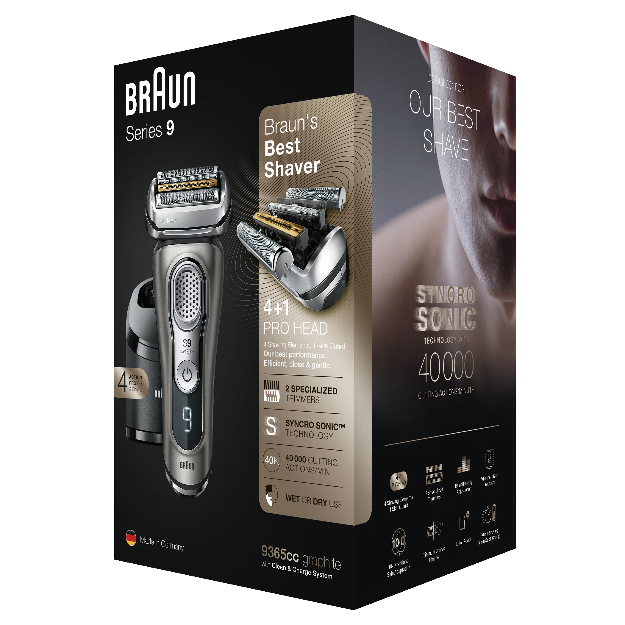 Barzdaskutė Braun Series 9 9365cc