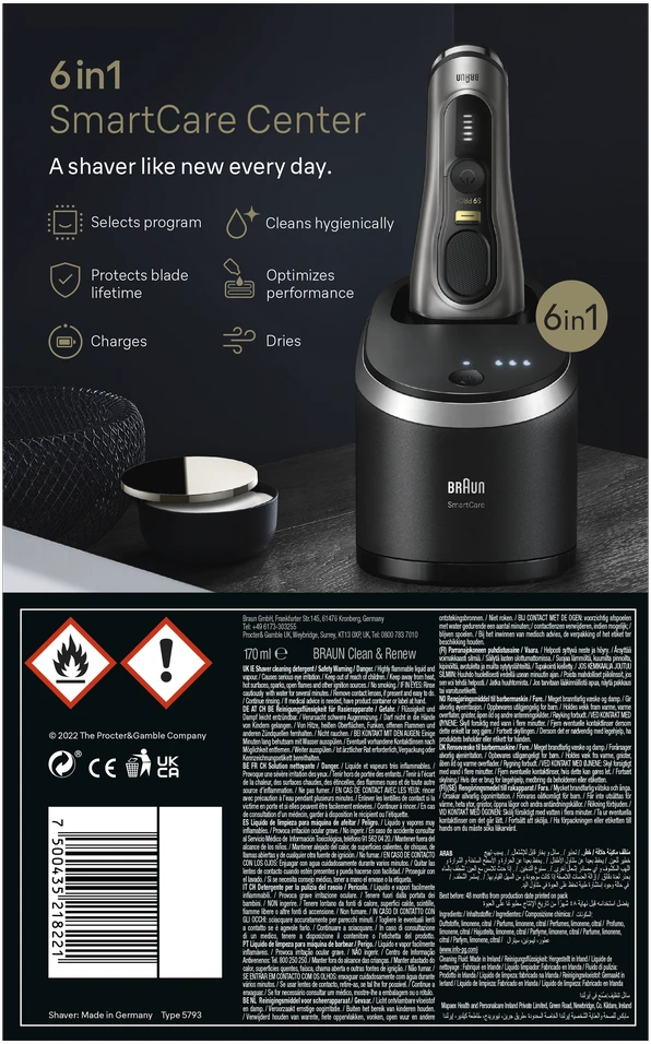 Barzdaskutė Braun Series 9 PRO+, Wet & Dry, 9565cc