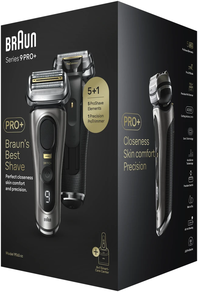 Barzdaskutė Braun Series 9 PRO+, Wet & Dry, 9565cc