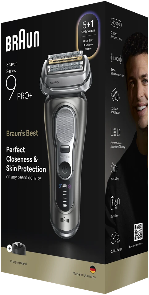 Braun 9615S Barzdaskutė Series 9 PRO+ pilkas