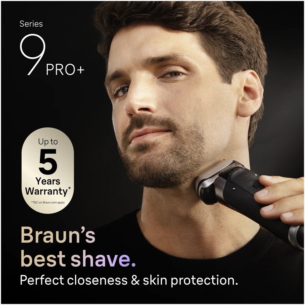 Braun 9625S Barzdaskutė Series 9 PRO+ Power Case / pilkas