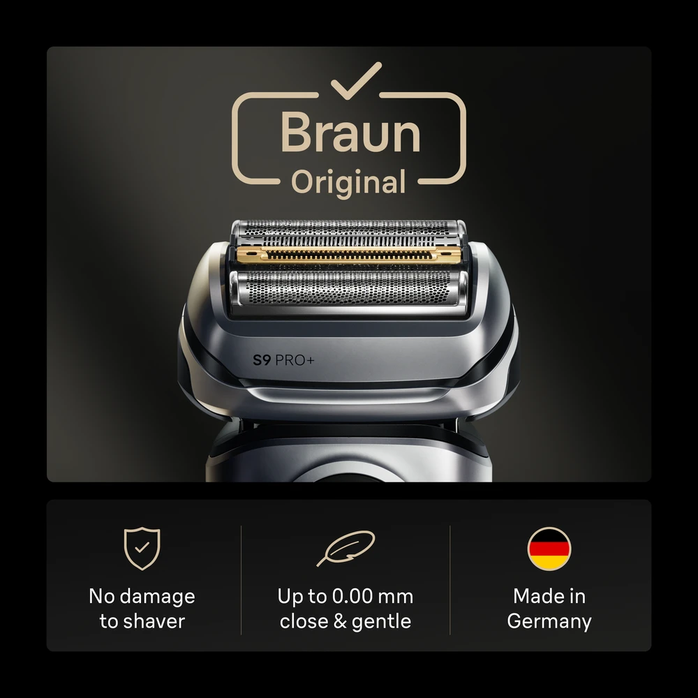Braun 96M Shaver Replacement Head Series 9 Pro+, Sidabrinis