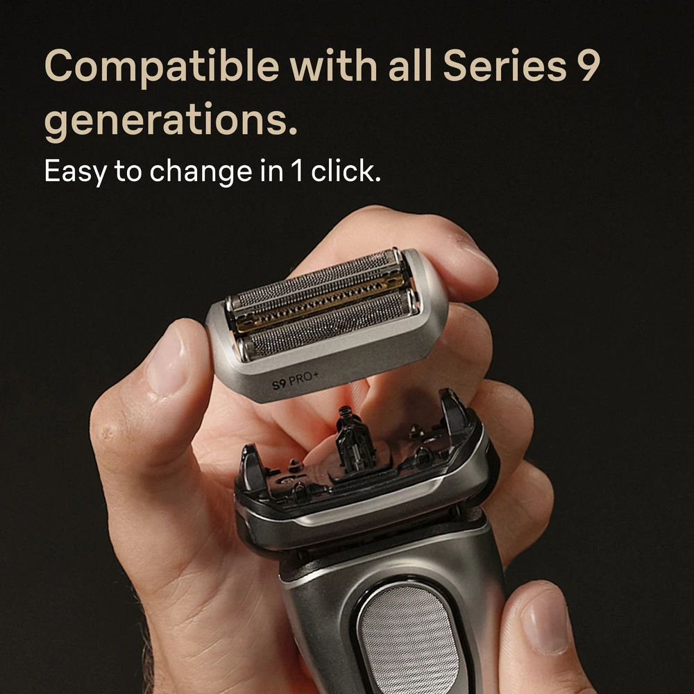 Braun Series 9 skustuvo galvutės keitimas