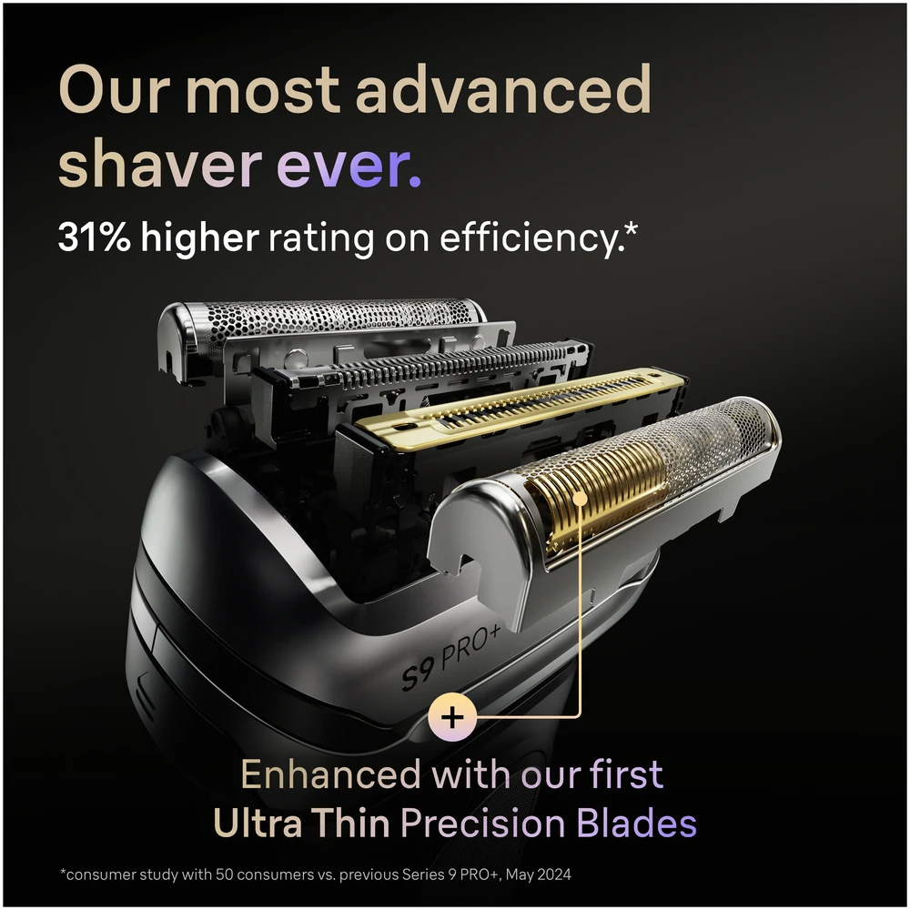Braun 96M Shaver Replacement Head Series 9 Pro+, Sidabrinis