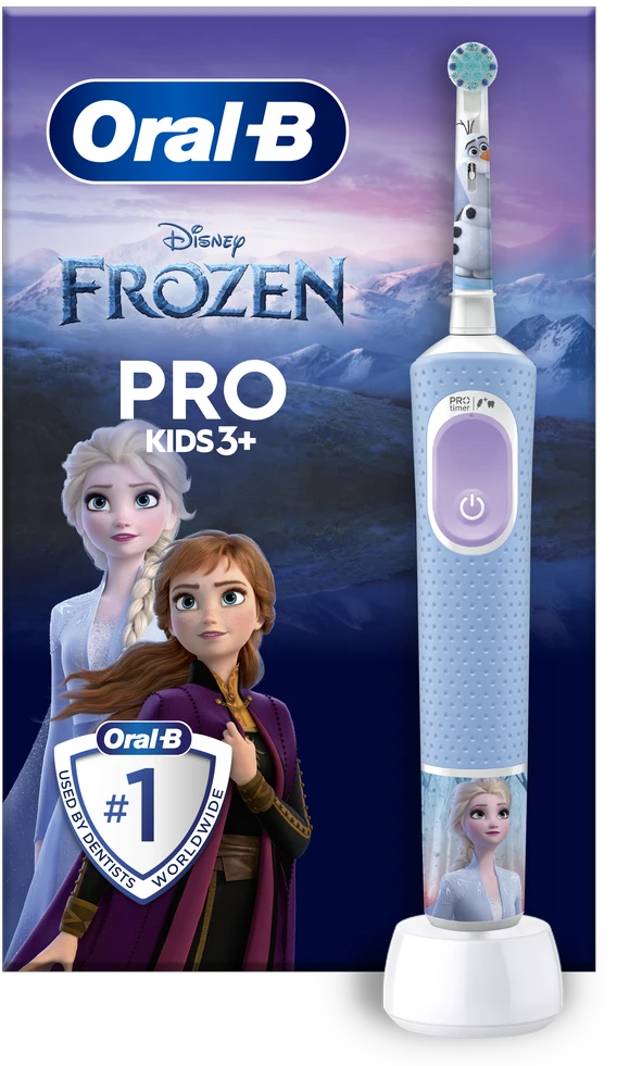 Braun D103.413.2K Vitality PRO Kids Elektrinis Dantų Šepetėlis 3+ Frozen