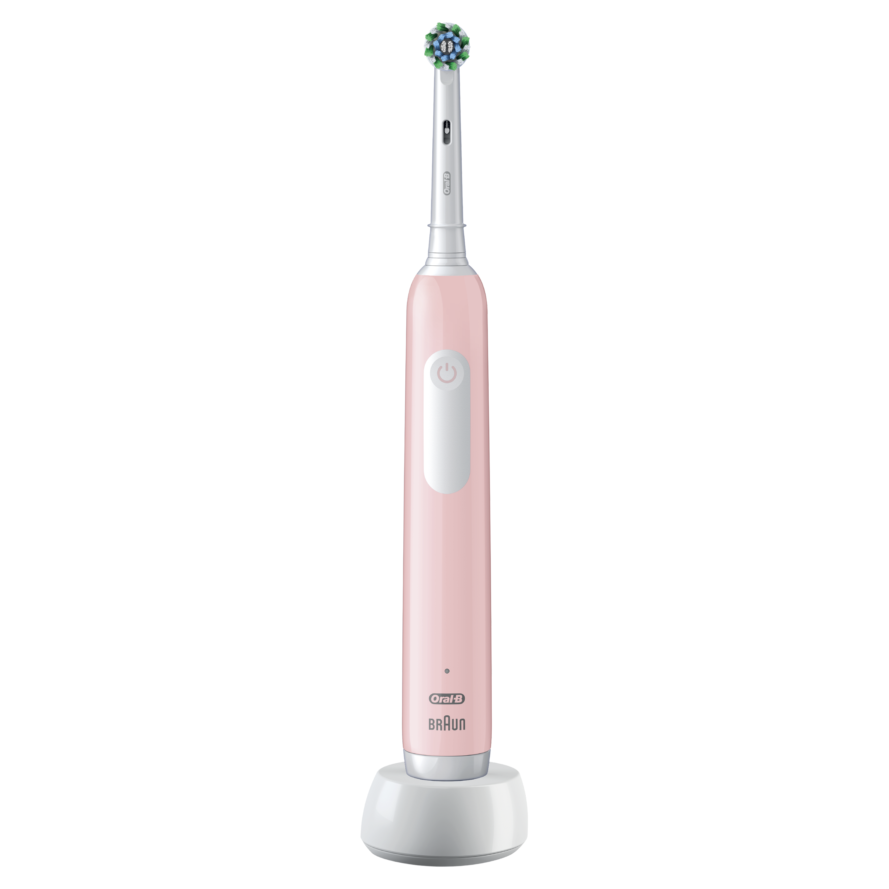Oral-B Braun D305.513.3 Pro Series 1 Elektrinis Dantų Šepetėlis Rožinė Cross Action