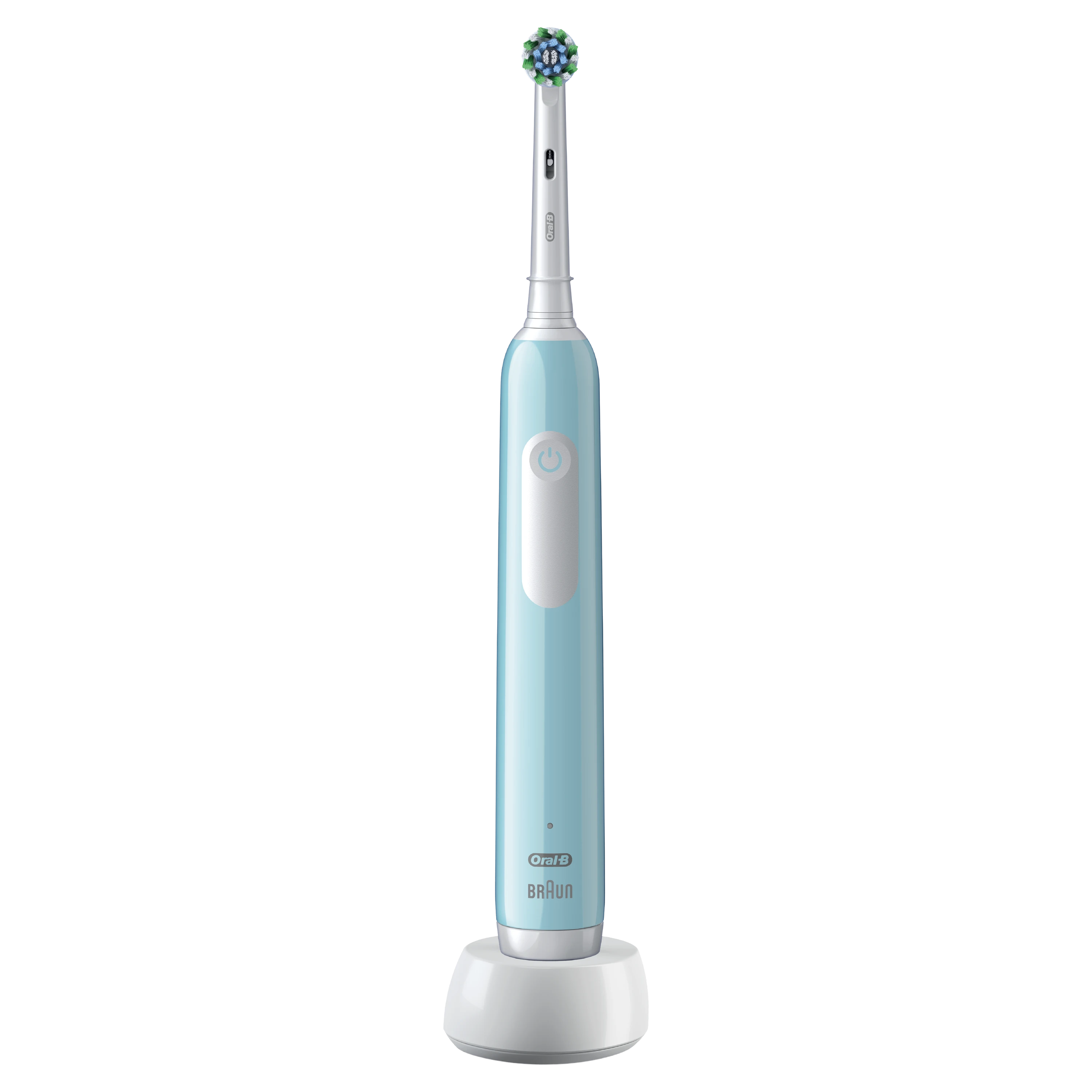 Elektrinis dantų šepetėlis Oral-B Pro 1 Caribbean Blue Cross Action