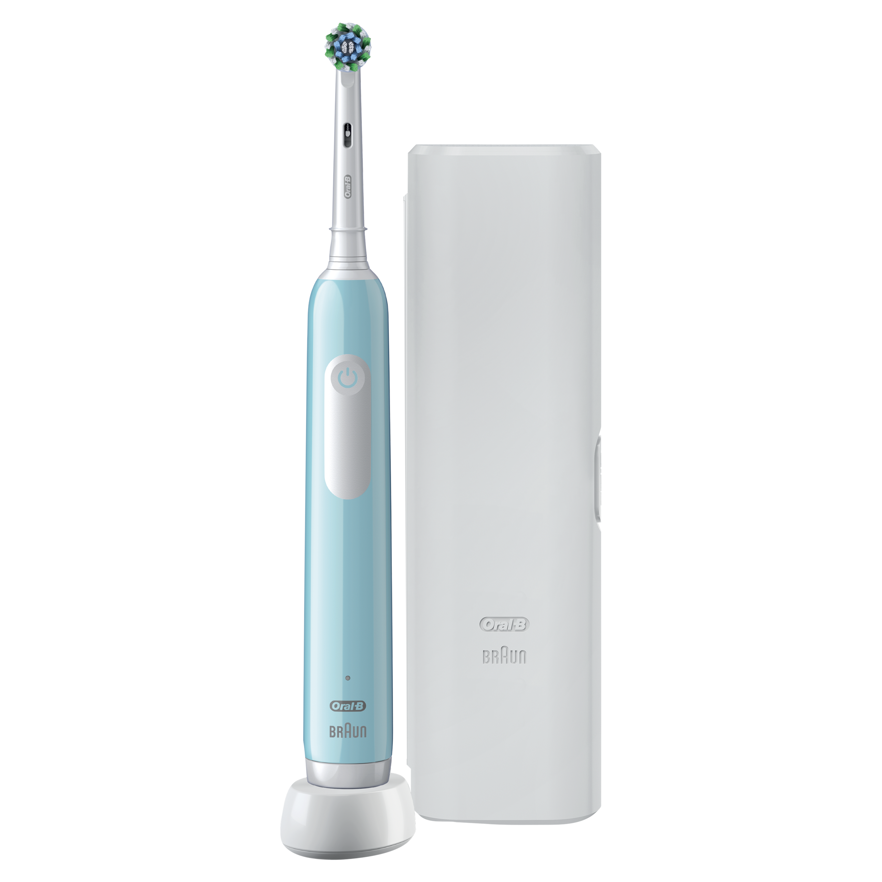 Braun D305.513.3X Pro Series 1 Caribbean Mėlyna Elektrinis Dantų Šepetėlis + Kelioninis Dėklas