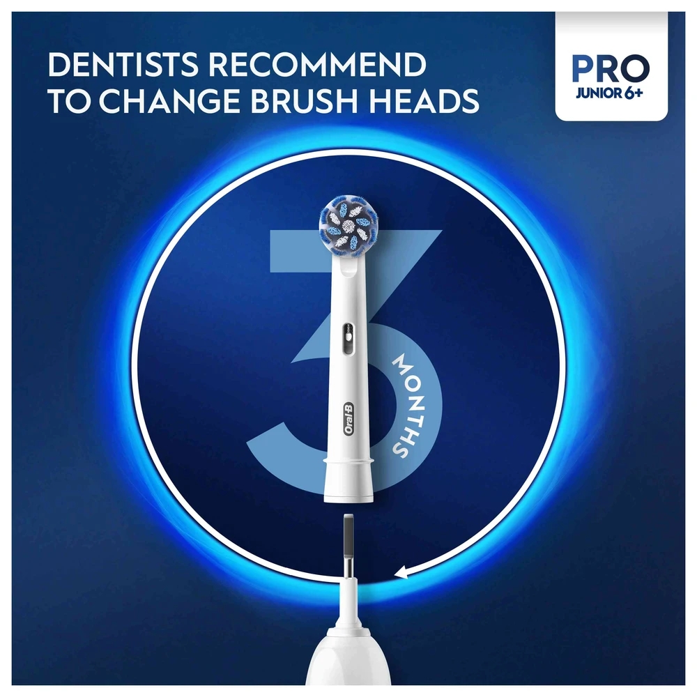 Braun D505.513.Z3K Pro Series 3 Junior 6+ Frozen Elektrinis Dantų Šepetėlis