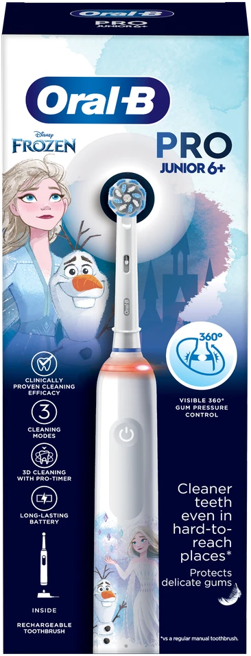 Braun D505.513.Z3K Pro Series 3 Junior 6+ Frozen Elektrinis Dantų Šepetėlis