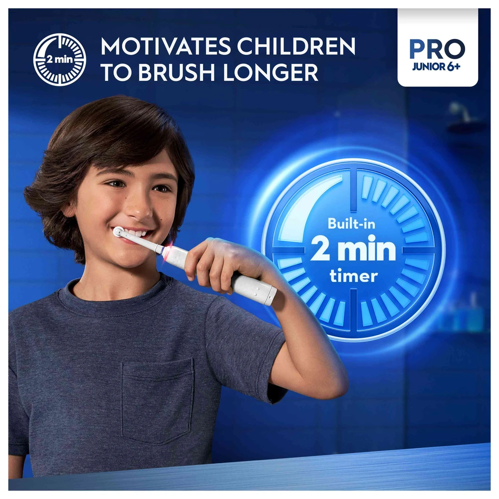 Braun D505.513.Z3K Pro Series 3 Junior 6+ Frozen Elektrinis Dantų Šepetėlis