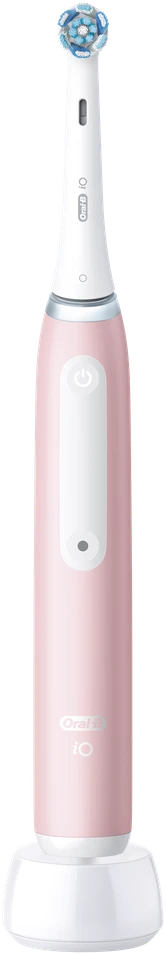 Oral-B | Elektrinis dantų šepetėlis | iO3 Series | Įkraunamas | Suaugusiems | Šepetėlių skaičius galvutės įeina 1 | Number of teeth brushing modes 3 | Blush Rožinė