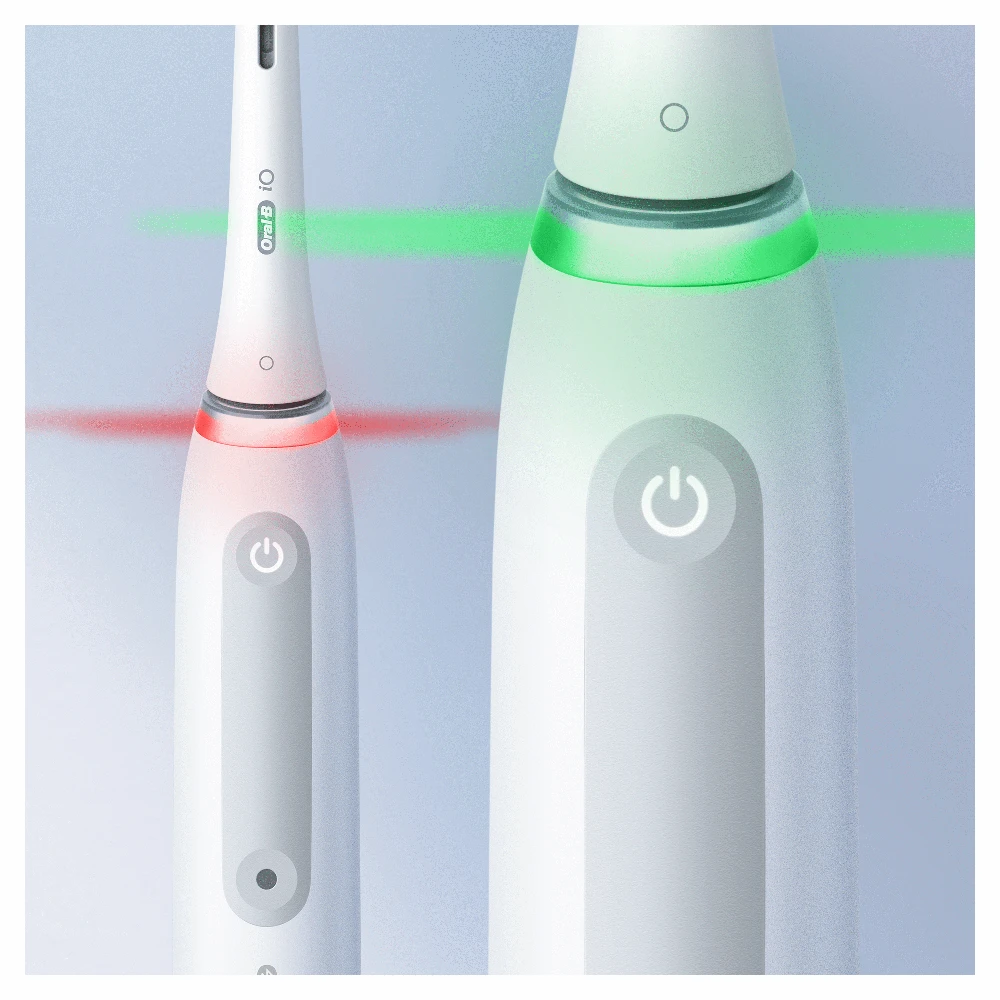 Braun Oral-B iO4 elektrinis dantų šepetėlis baltas Quite Baltas