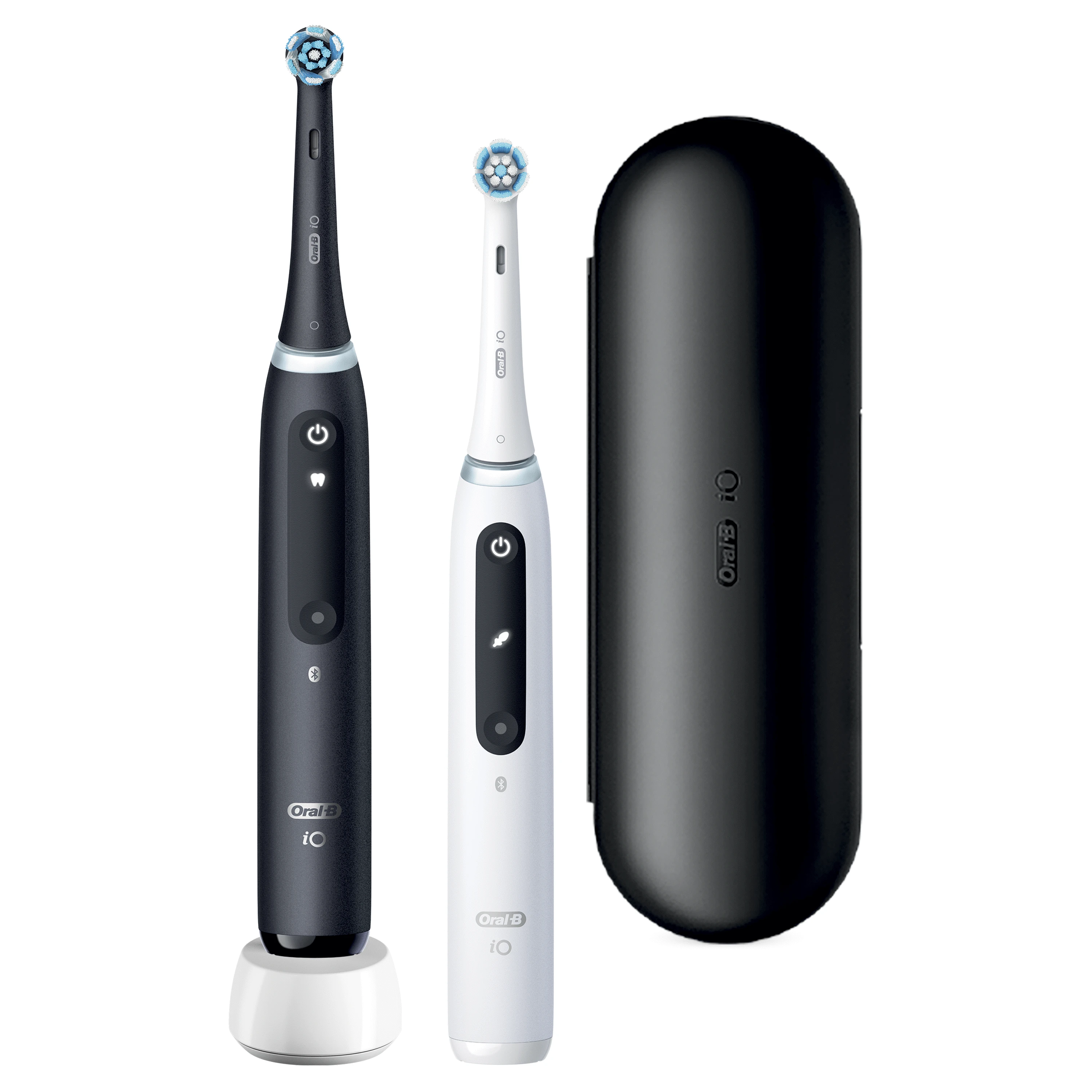 Braun iOG5d.2J6.2K Oral-B iO5 Elektrinis Dantų Šepetėlis Duo Pack Matt Juodas+Quite Baltas